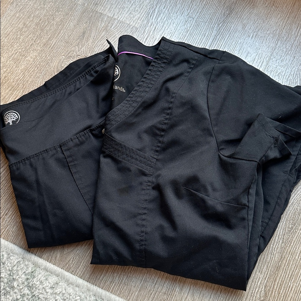 Healing hands purple label scrubs
